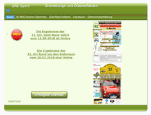 Tablet Screenshot of ori-sport.de